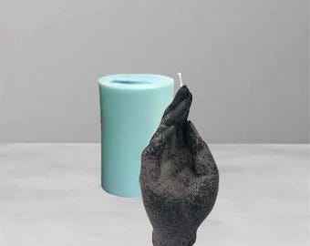 Handgeste Silikonform 12 cm (4,7") 3D Finger Moulds Weiblich Frauen Körper Abformung Wonen Hand Silikonform Mold of palm Kerzenform Beton