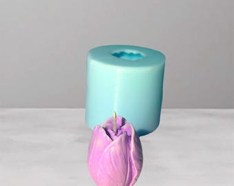 Tulip silicone candle mold Handmade flowers mold Silicone mold for soap Tulip Flower Candle Mold Valentine's Day Mold bouquet silicone mold