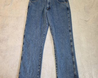 Wrangler George Strait Jeans 36x34 Western Denim Tillverkad i Mexiko