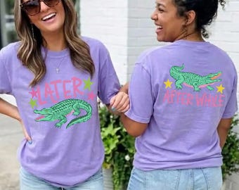 Later Gator PNG, After While Crocodile PNG, Trending PNG, Catch Phrase Png, Respect The Locals Png, Girly Png, Boutique Png