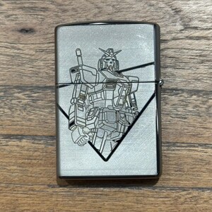 Anpassad lasergraverad Zippo-tändare – Gundam-tema, 5-sidig design bild 2
