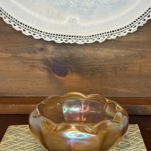 Brown carnival glass - Etsy 日本