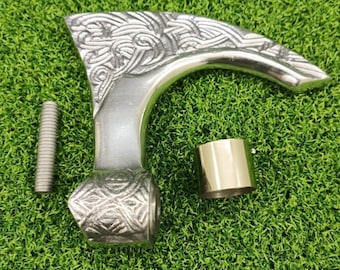Aluminum Walking Stick Handle, Designer Head, Handmade