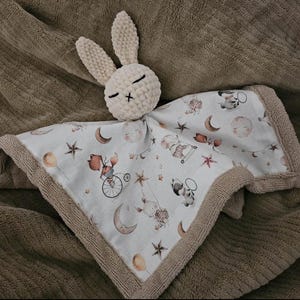 Crocheted Rabbit Comforter