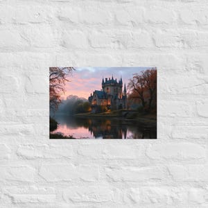 Castle by the lake