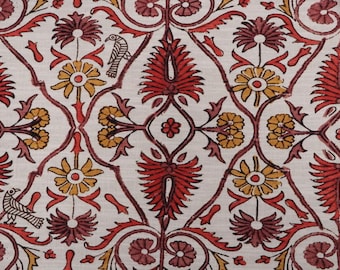 Designer Pillow Cover, Floral, CBRSL, Scarlet