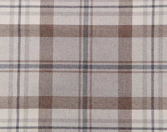 Designer kussenhoes, geruit, WYMTH, Driftwood
