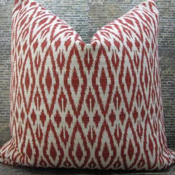 Red Ikat Etsy