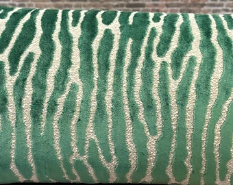 Designerörngott, Sammet, Djur, Zebra, Smaragd
