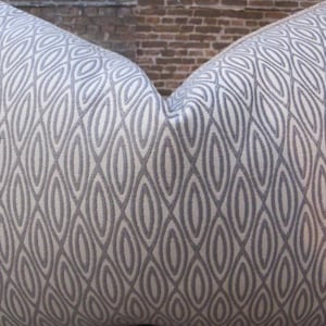 Progettista cuscino coprire - lombare, 16x16, 18x18, 20x20 - Lana grigio