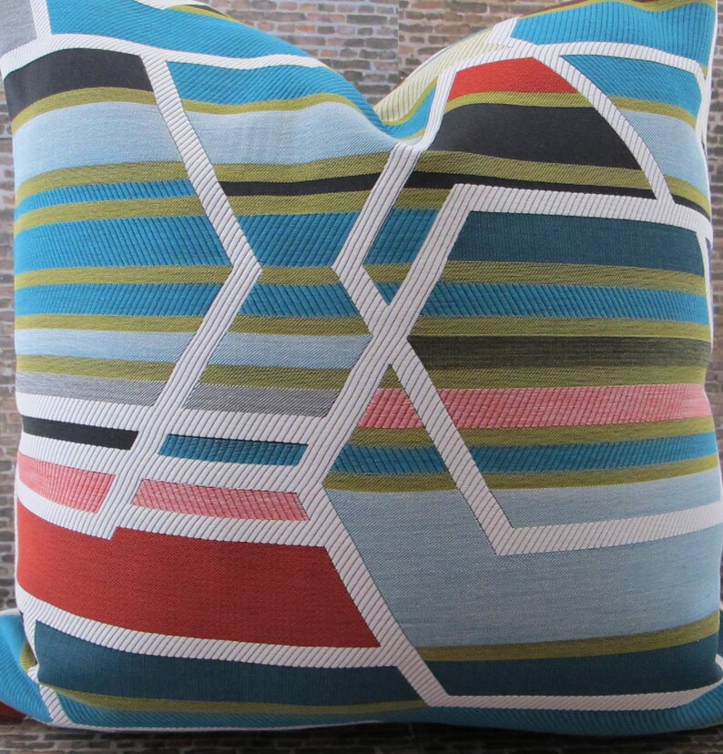 Sarah Morris Maharam Unique 10 x 20 3BMod Designer Pillow Cover
