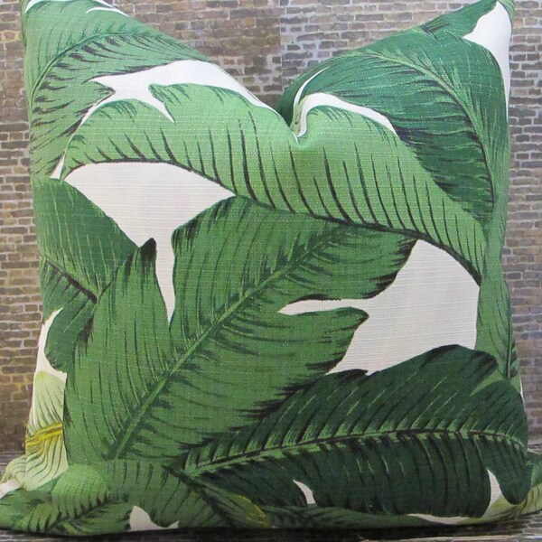 Cancun - Green Outdoor Accent Pillow