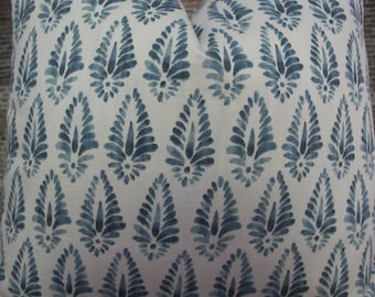 Lacefield Designs Agave, Azure, Block Print, Blue and White