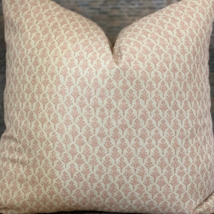 Designer Pillow Cover , LDPB, Rose Blush