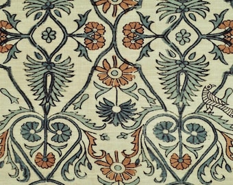 Designer Pillow Cover, Floral, CBRSL, Grey Blue Multi