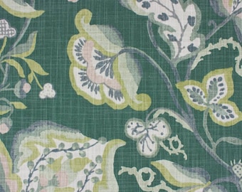 Designer Pillow Cover, Floral, MRTH, Jade Green