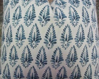 Lacefield Designs Agave, Azure, Block Print, Blue and White