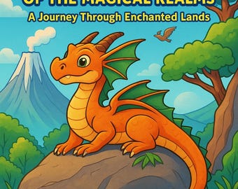Kids Fantasy Coloring Book: Magical Creatures Printable Activity (PDF Format 50+ Pages)