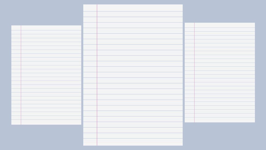 Printable Lined Paper – A4 & US Letter Sizes (PDF) - Etsy