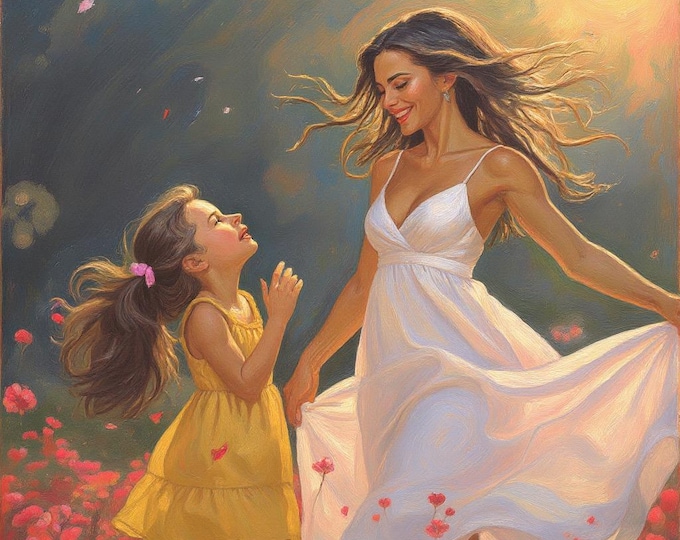 Mother and Daughter - Special moment  captured