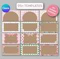 Editable Banner Border Templates | Hand Painted Style Canva Kit (Digital Download) product logo