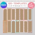 120+ Editable Party Banner Templates Canva Bundle | Banner Borders Bundle | Custom Banner Templates | Birthday Baby Shower Graduation Signs product logo