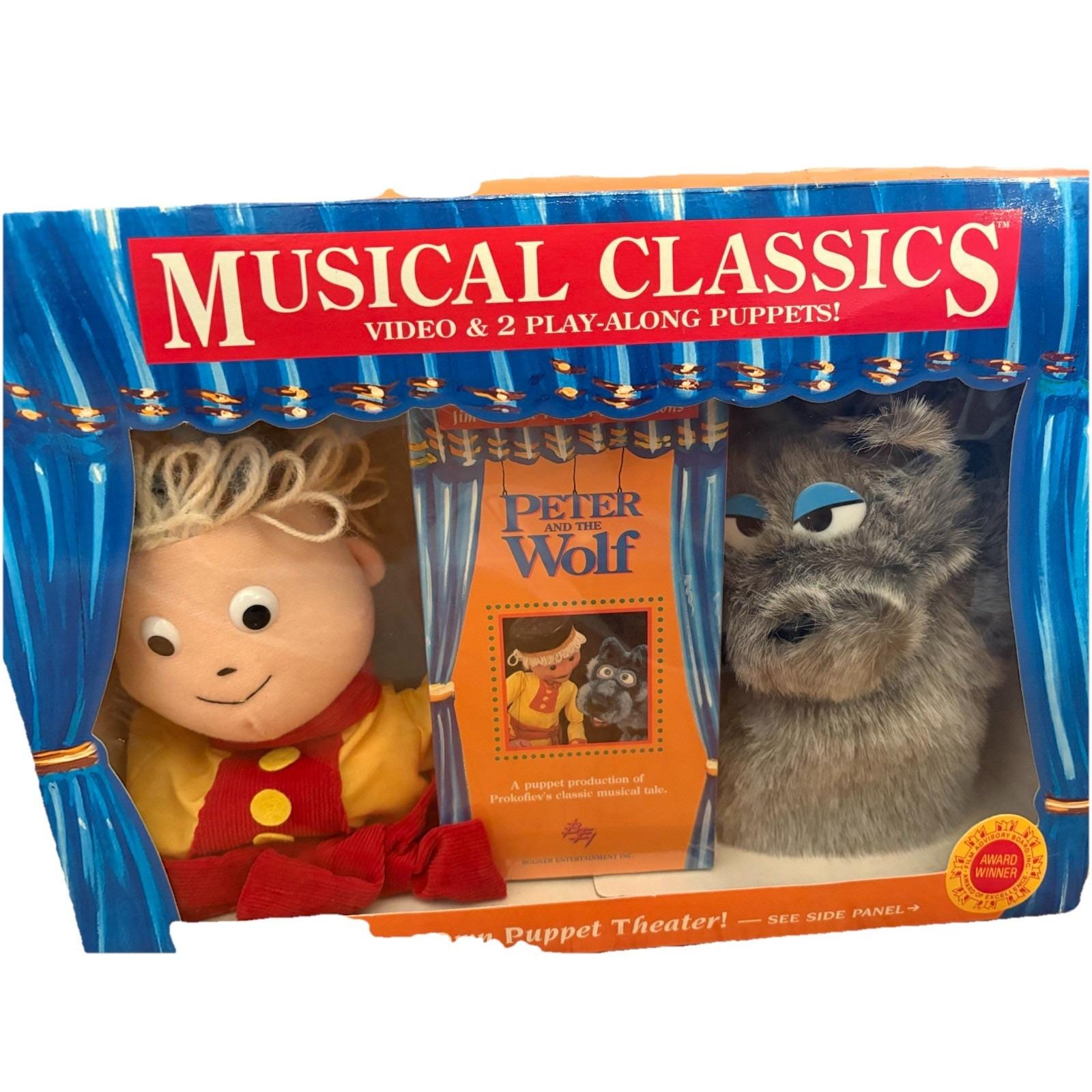 Peter & Wolf Jim Gamble Puppet Productions VHS Hamburg Symphony