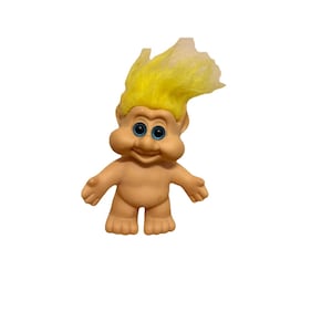 Vintage Troll Doll 1991 Yellow Hair