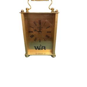 Jostens Vintage Quartz brass Clock