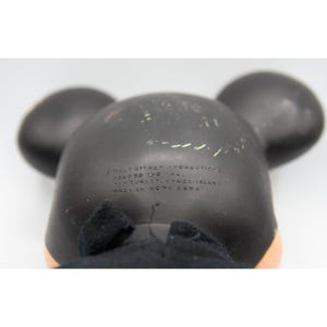 Vintage Hasbro Mickey Mouse Plush Doll Rubber Face Walt Disney Productions 17" image 5