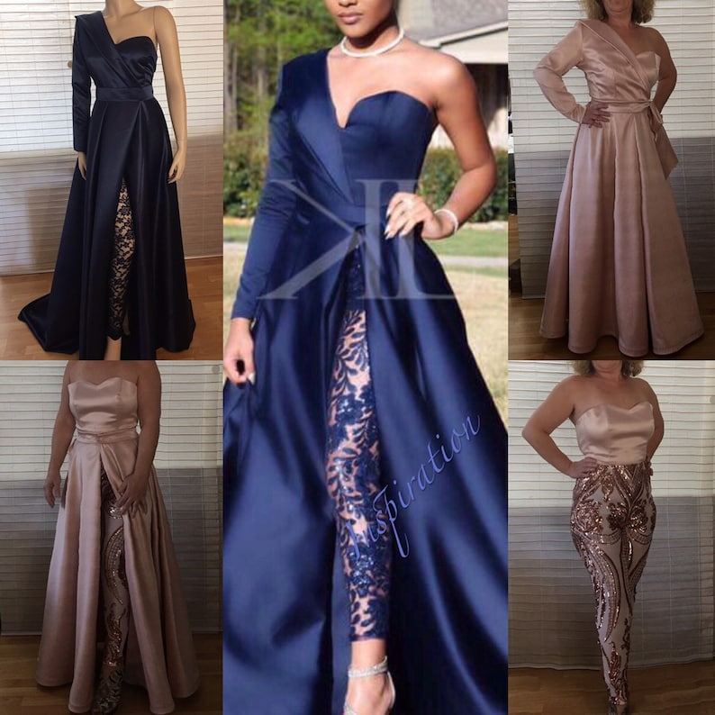 jumpsuit with detachable skirt wedding