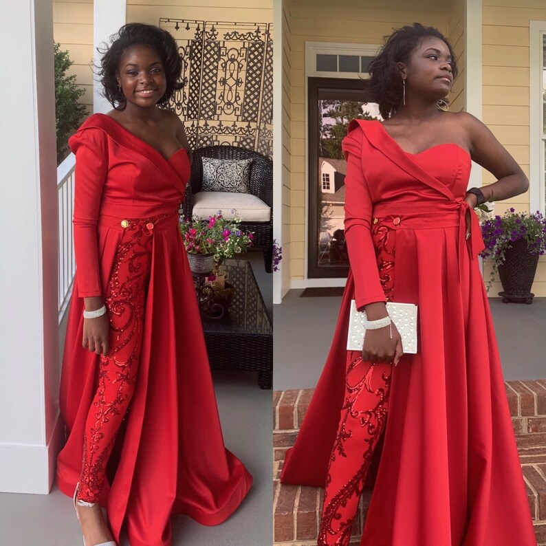 jumpsuit with detachable skirt wedding