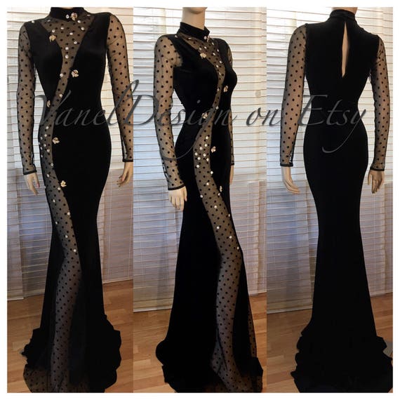 Buy Mermaid Prom Dress, Swarovski Crystals, Cocktail Dress, Formal Dress,  Elegant Dress, Mermaid Prom Dress Sexy Dress, Evening Gown Handmade Online  in India - Etsy