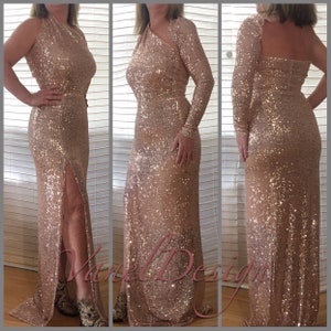 Long Bridesmaids Dress, Prom, Mermaid, Wedding, Gown, Bridal, Formal ,Evening, Open Back, V-Neck,Plus Size,Sequins,Cocktail, sexy, Rehearsal image 5