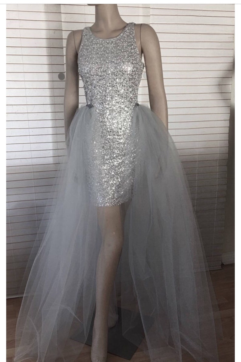 gown with swarovski crystals