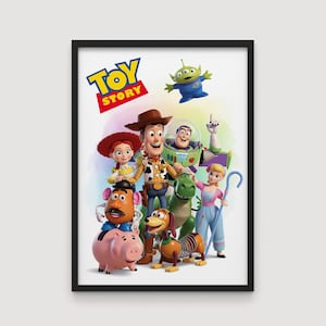Toy Story Wall Art, Toy Story Art Print, Printable Toy Story Wall Decor, Nursery Wall Art, Kids Room Wall Decor, Toy story gifts, Kids gift