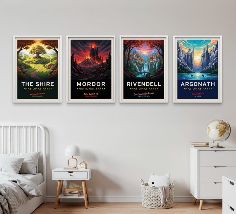 Lord of the Rings Posters, Middle Earth Posters, LOTR Posters, LOTR ...