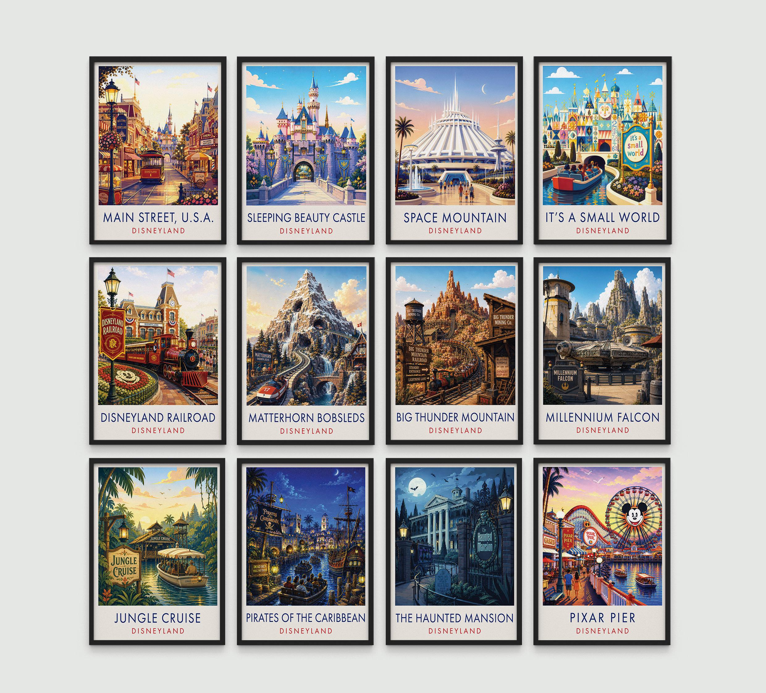 Disneyland Poster - Etsy
