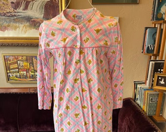 Vintage 1970’s Radley Flannel Pajamas Robe - Small