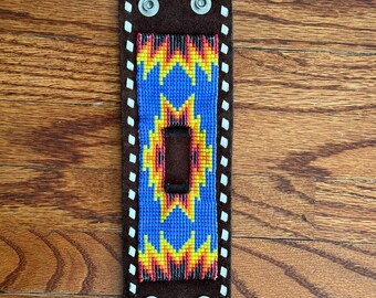 Vintage Native American Beaded Waistband - Small