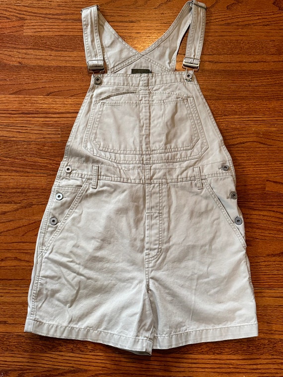Vintage 1990’s Calvin Klein Khakis Overall Shorts 