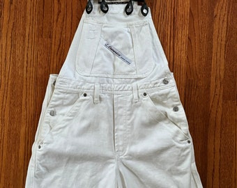 Vintage 1990’s Z. Cavaricci Jean Short Overalls - Size Small Medium