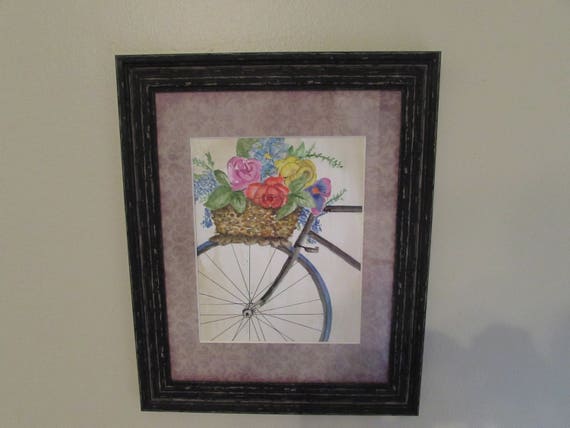 Safe Harbor Framed /& Matted with Calm Water and Rowboat a 9 x 12 Original Watercolor Scripture Painting