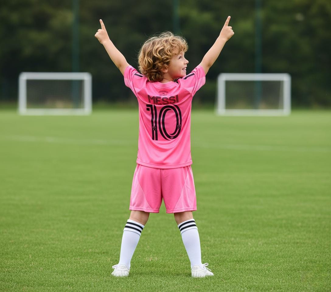 Conjunto infantil de messi España