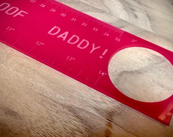 Regla novedosa grosera y sexy / Regalo divertido de broma para adultos