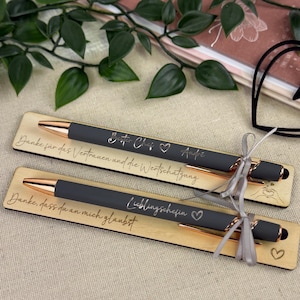 Kugelschreiber mit Gravur | Personalisierte Kugelschreiber | Abschiedsgeschenk Chef | Abschiedsgeschenk Chefin | Bester Chef | Beste Chefin