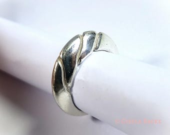 Wellen Silberring | Handgefertigter 999er Silber Ring | Maritimes Design | Surfer Schmuck | Minimalistische Ringe Damen | ArtClay