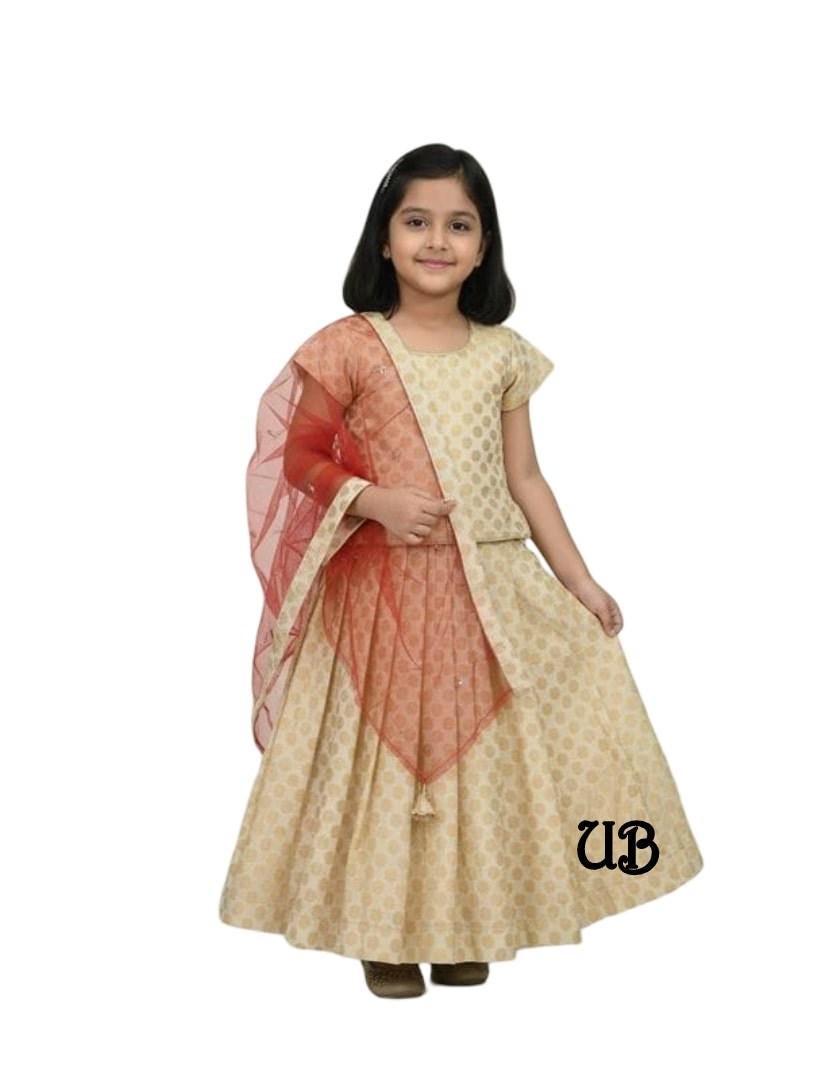 open lace back dress Peach and Cream Salwar Material  Rajmahal Silks