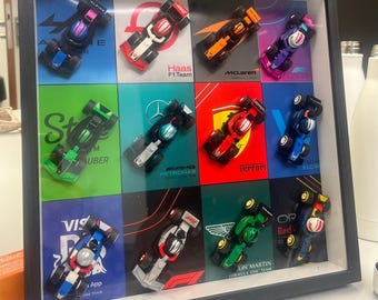Formule 1 Lego-display voor miniauto (A4)
