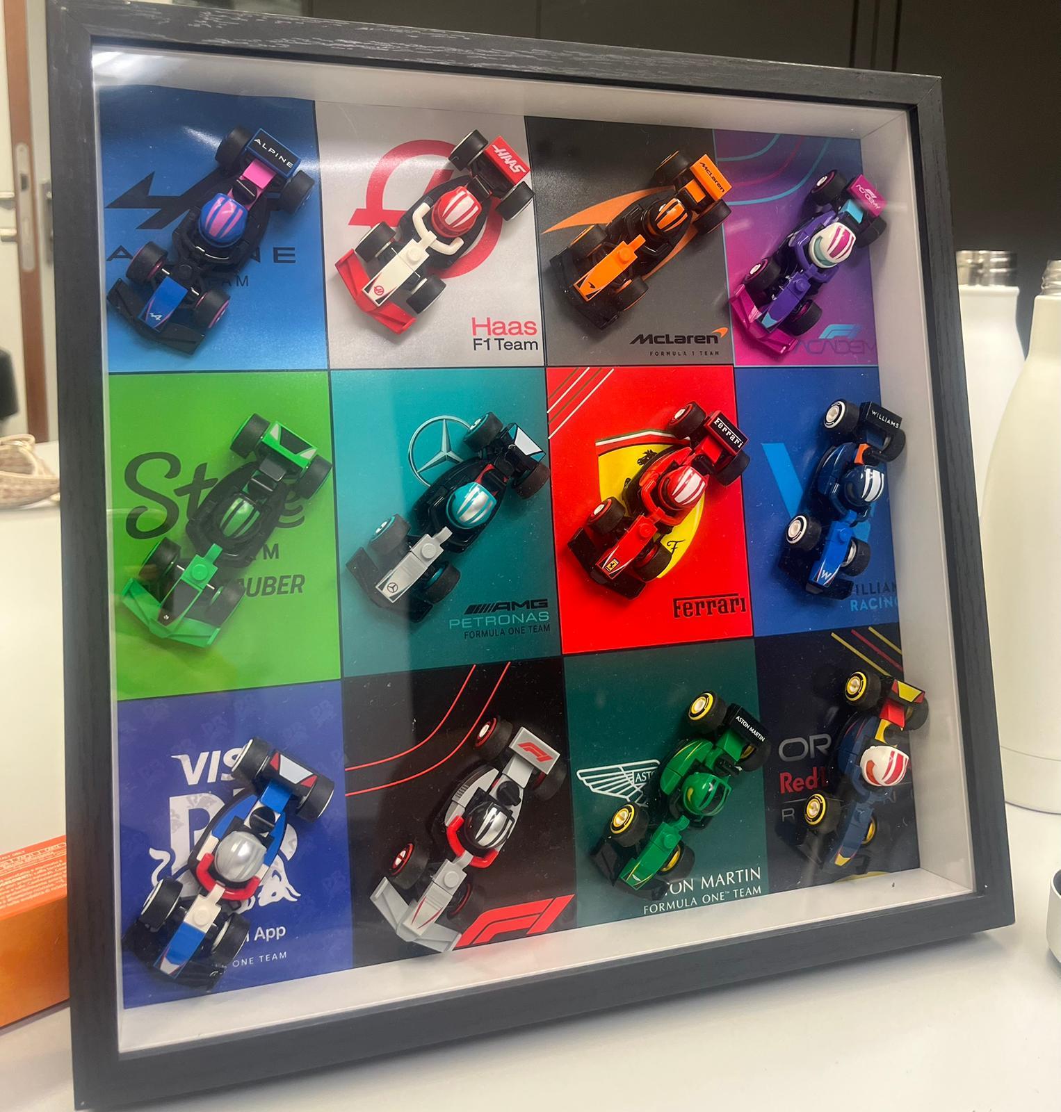 Présentoir Lego Formule 1 pour minicar